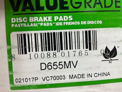 Valuegrade D655MV Front Brake Pads