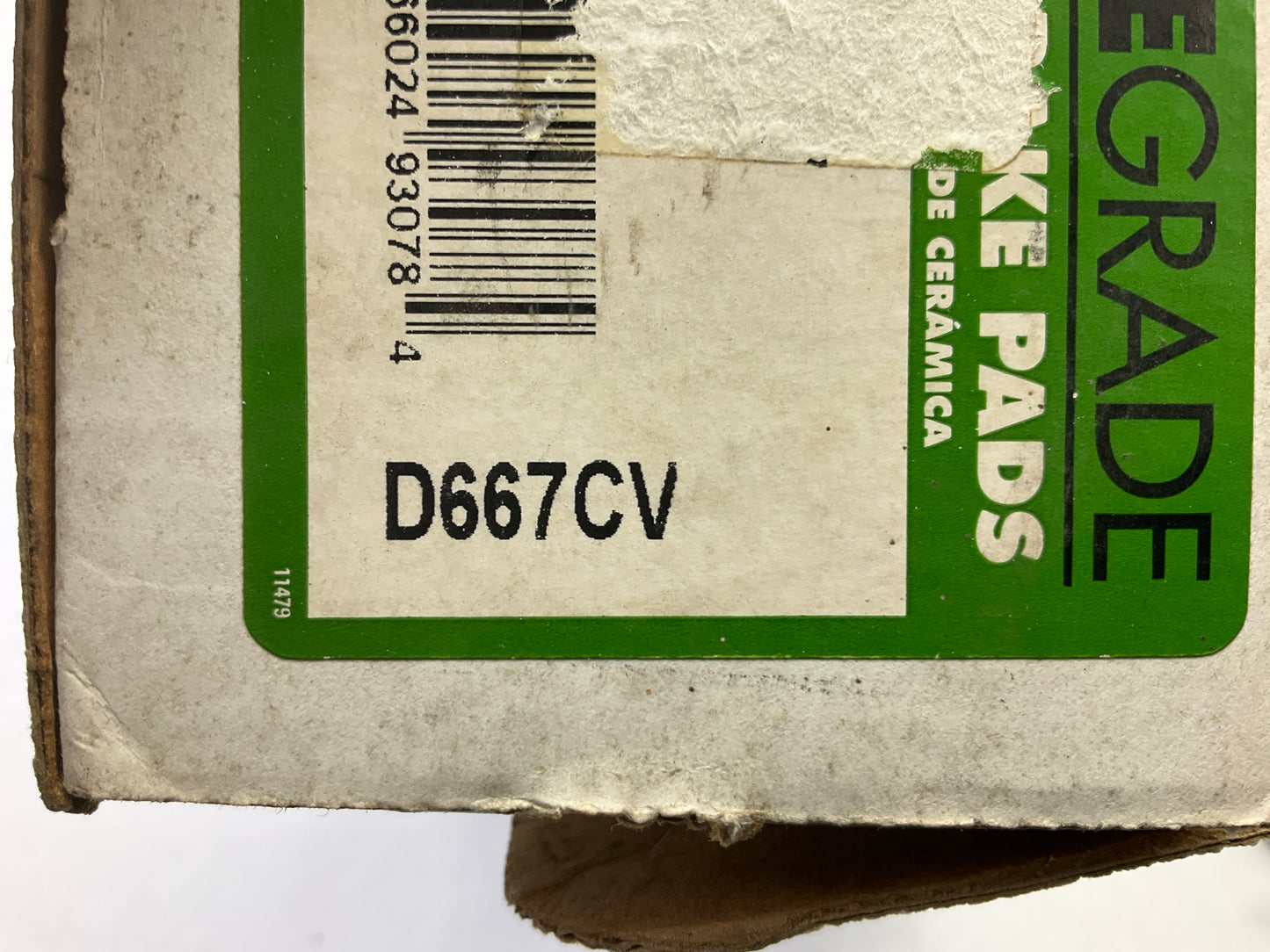Valuegrade D667CV Rear Disc Brake Pads - 1995-2001 Ford Explorer, Mountaineer