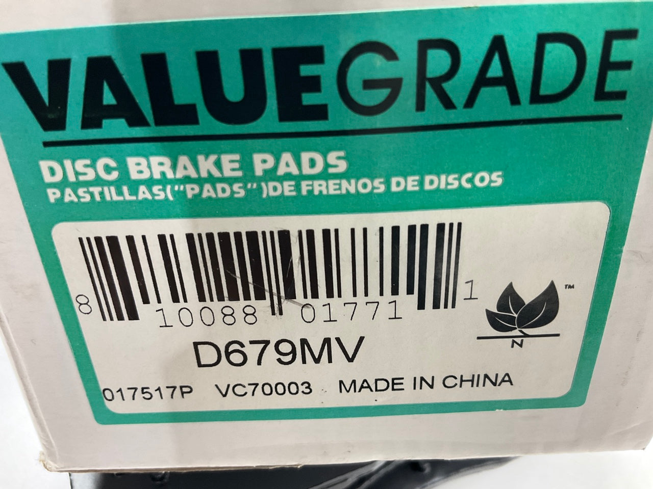 Valuegrade D679MV Front Brake Pads For 1997-2004 Ford F-150