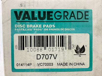 Valuegrade D707V Front Disc Brake Pads