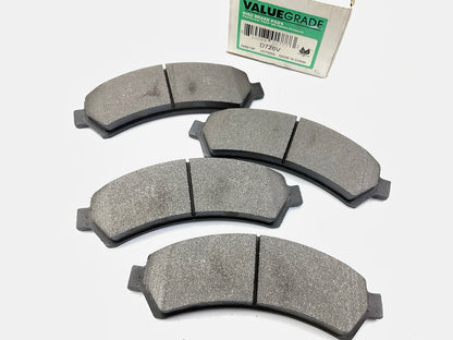 Valuegrade D726V Front Brake Pads - 1998-2004 Chevrolet S10 4WD, 97-05 Blazer