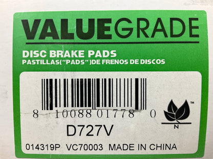 Valuegrade D727V Front Brake Pads