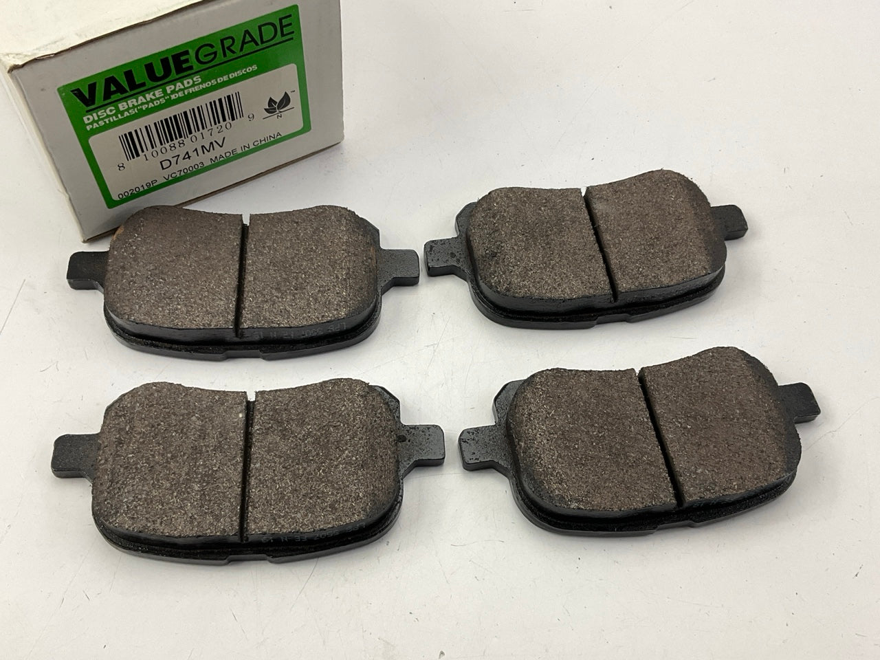 Valuegrade D741MV Front Brake Pads