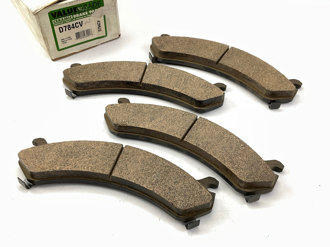 Valuegrade D784CV Front Brake Pads