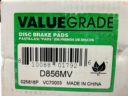 Valuegrade D856MV Rear Brake Pads