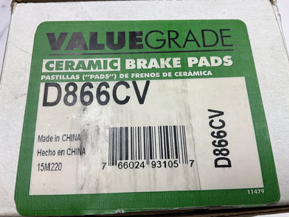 Valuegrade D866CV Front Brake Pads