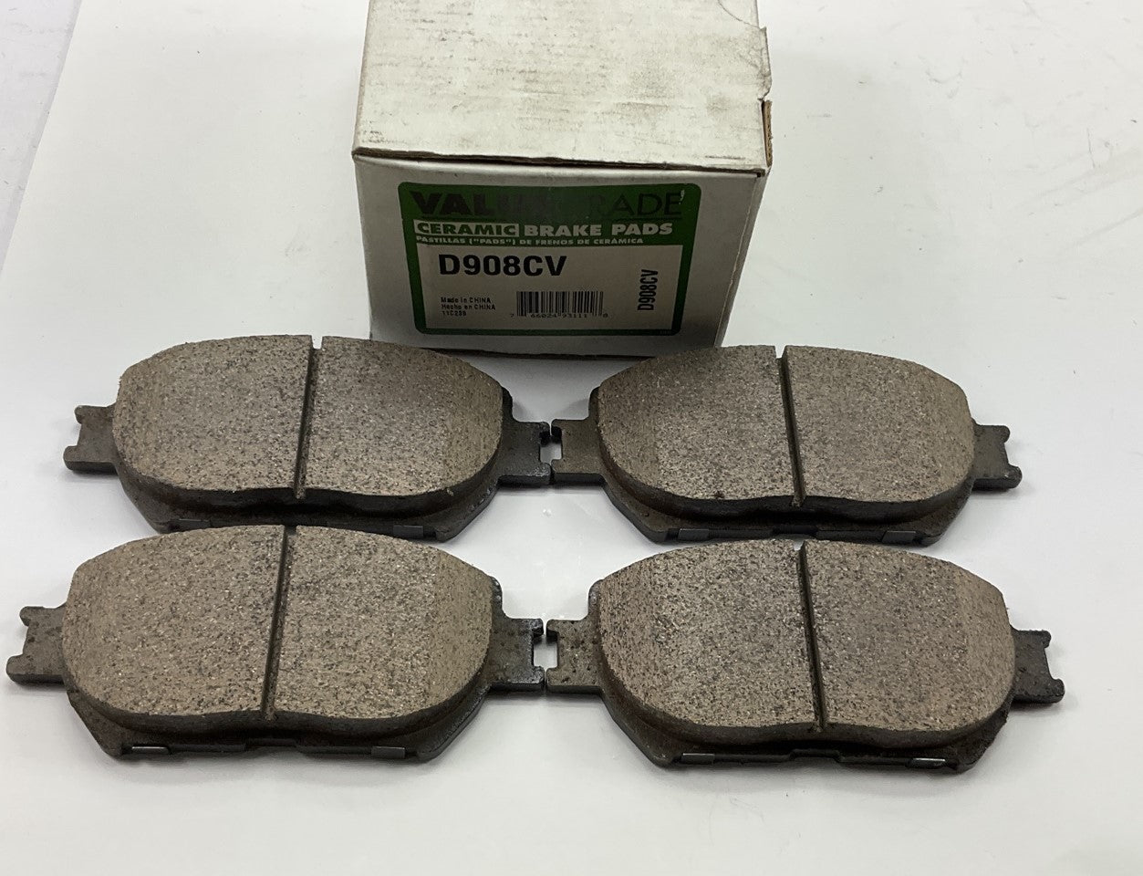 Valuegrade D908CV Front Brake Pads