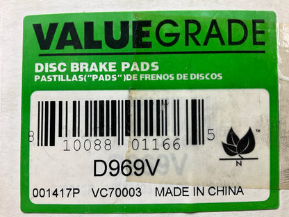 Valuegrade D969V Front Brake Pads