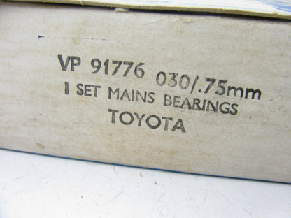 Vandervell VP91776-030 Engine Main Bearings .020'' 1969-1974 Toyota 1.9L 2.0L-L4