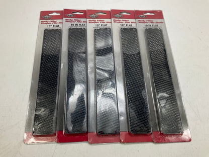 (5) Vaper 15072 Body Filler Shaper File Blade - 10'' Flat