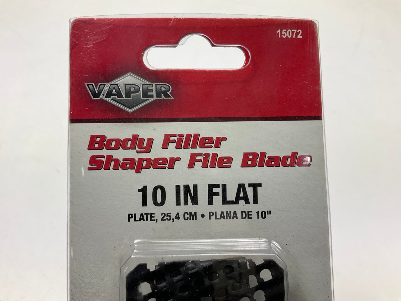 Vaper 15072 Body Filler Shaper File Blade - 10'' Flat