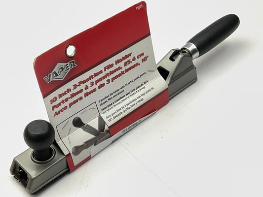 Vaper 15075 3-position File Holder, 10'' Flat Blade, Planes, Shapes, Files Shaves
