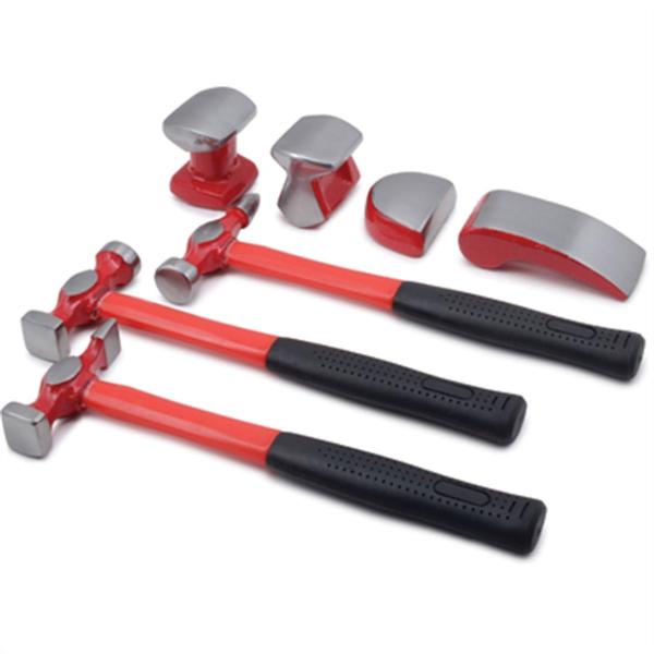 Titan Vaper 15084 7 Piece Autobody Hammer & Dolly Set For Automotive Body Repair