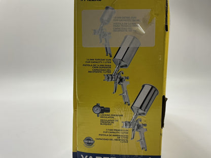 SCRATCH & DENT, SEE ACTUAL PHOTOS - Vaper 19220 HVLP Triple Set-Up Spray Gun Kit