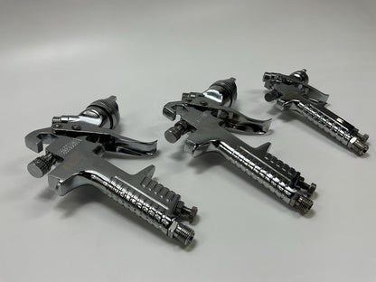 SCRATCH & DENT, SEE ACTUAL PHOTOS - Vaper 19220 HVLP Triple Set-Up Spray Gun Kit
