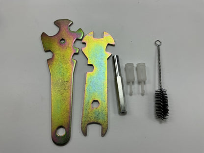 SCRATCH & DENT, SEE ACTUAL PHOTOS - Vaper 19220 HVLP Triple Set-Up Spray Gun Kit