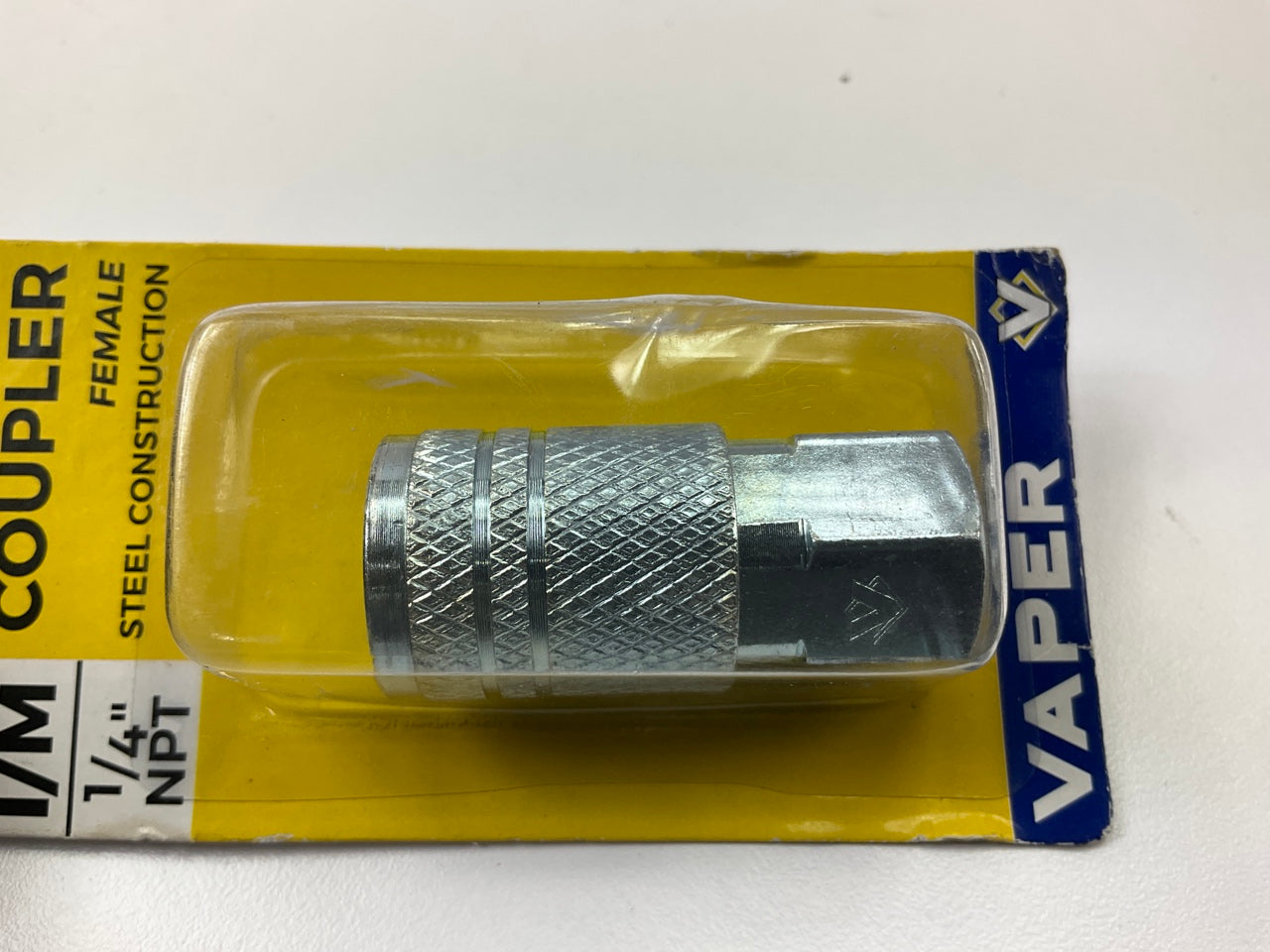 Vaper 19326 Steel Female Air Hose Compressor Coupler 1/4'' NPT