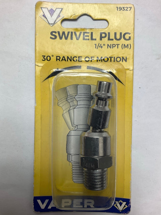 Vaper 19327 Swivel Plug 1/4'' NPT, 30 Degree Range Of Motion