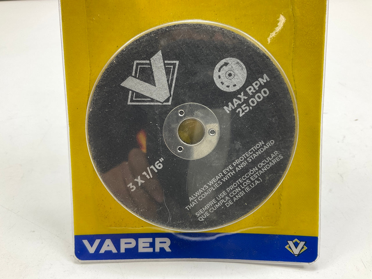 Vaper 19336 3'' X 1/16'' Cut-Off Wheel - 20 Pieces
