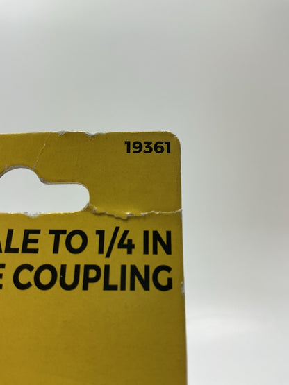 Vaper 19361 1/4'' Male To 1/4'' Male Coupler Double Male Connector