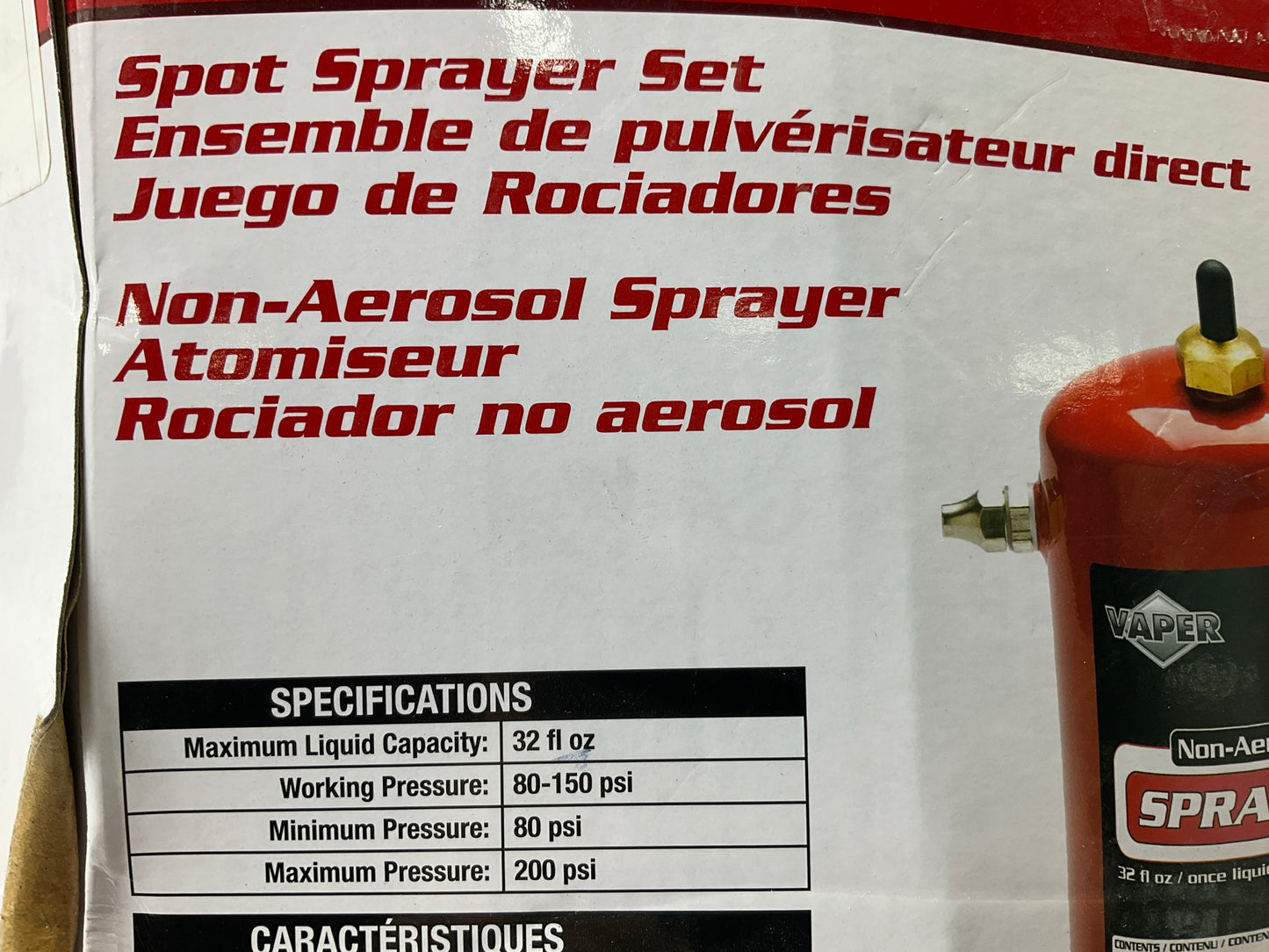 Vaper (Titan) 19421 Twin Pack Spot Spray Non-Aerosol Sprayer Set