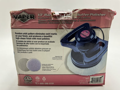 Vaper 22610 10'' Random Orbital Buffer Polisher, 3000 RPM