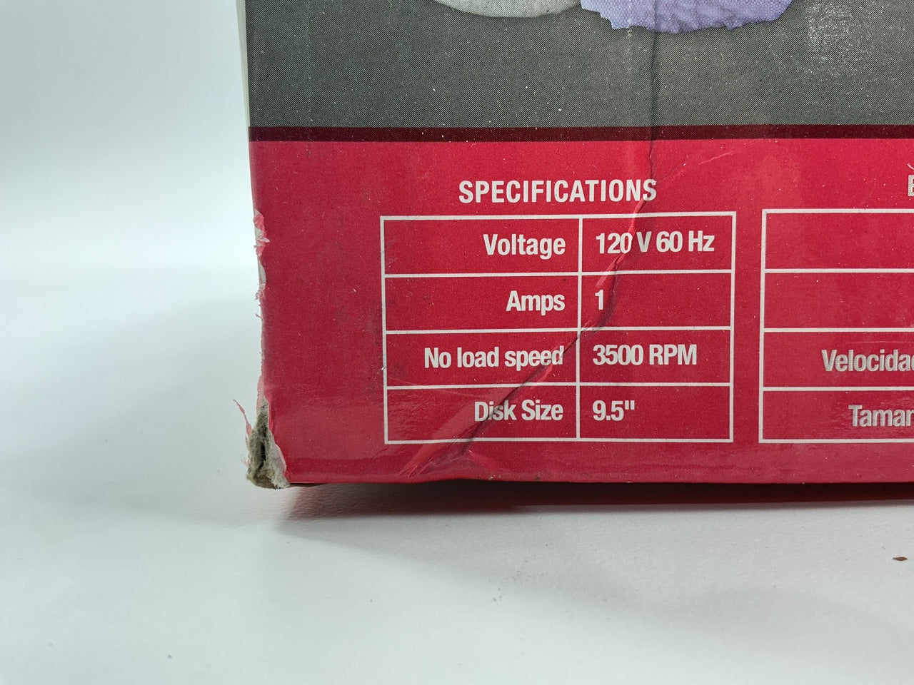 Vaper 22610 10'' Random Orbital Buffer Polisher, 3000 RPM