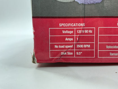 Vaper 22610 10'' Random Orbital Buffer Polisher, 3000 RPM