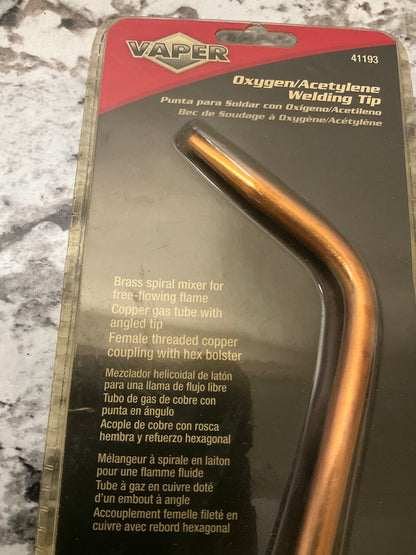 VAPER 41193  #2 Oxygen/Acetylene Welding Brazing Torch Tip