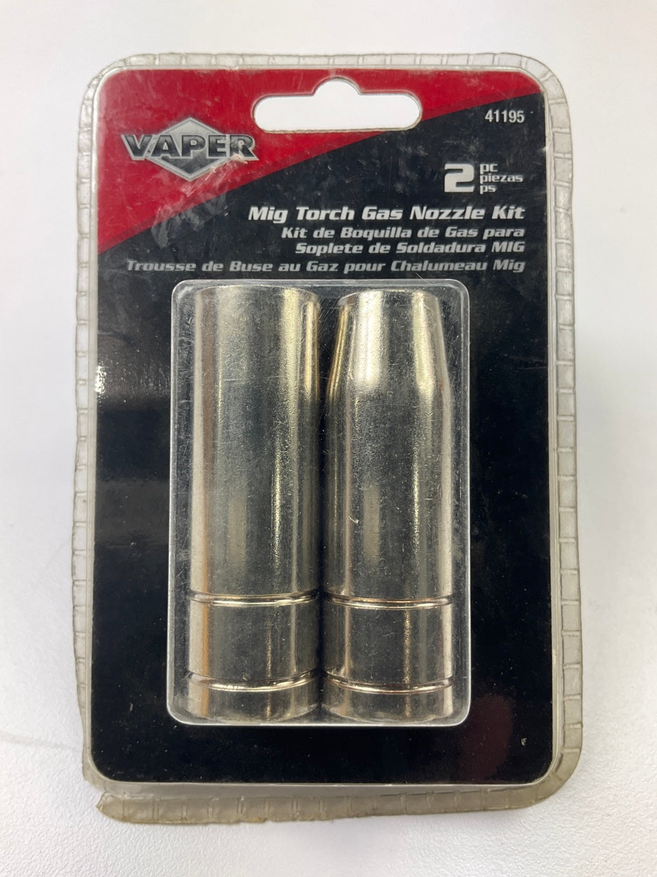 Vaper 41195 Mig Torch Gas Nozzle Kit, 11/16'' Diameter, 2-1/8'' Long - 2 Pack