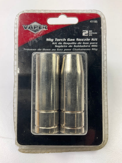 Vaper 41195 Mig Torch Gas Nozzle Kit, 11/16'' Diameter, 2-1/8'' Long - 2 Pack