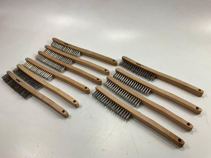 (10) Vaper 41229 Stainless Steel Wire Brush For Cleaning Metal / Welding