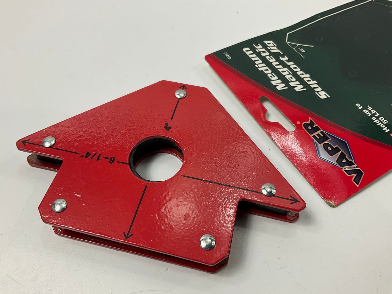 Vaper 41292 Welding Magnetic Holder, Medium (6-1/4'' X 4'') Supports Up 50 LBS