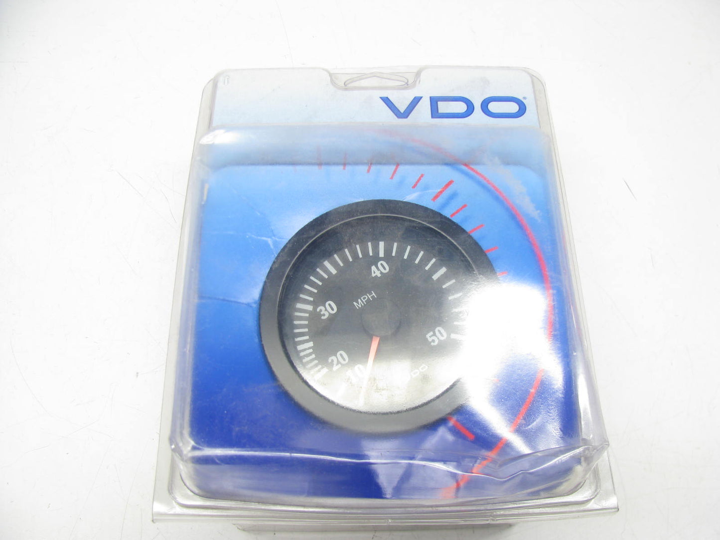 VDO 701-2941 Vision Black 50MPH 3-3/8'' Speedometer Gauge 12V