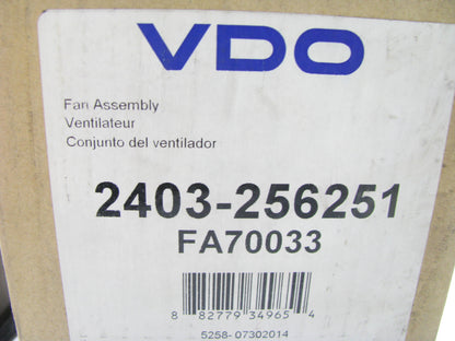 VDO FA70033 A/C Condenser Fan Assembly 1996-07 Ford Taurus 1996-05 Sable 3.0L