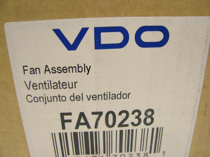 VDO FA70238 Engine Cooling Fan Assembly for 2001-2003 Mitsubishi Galant 2.4L