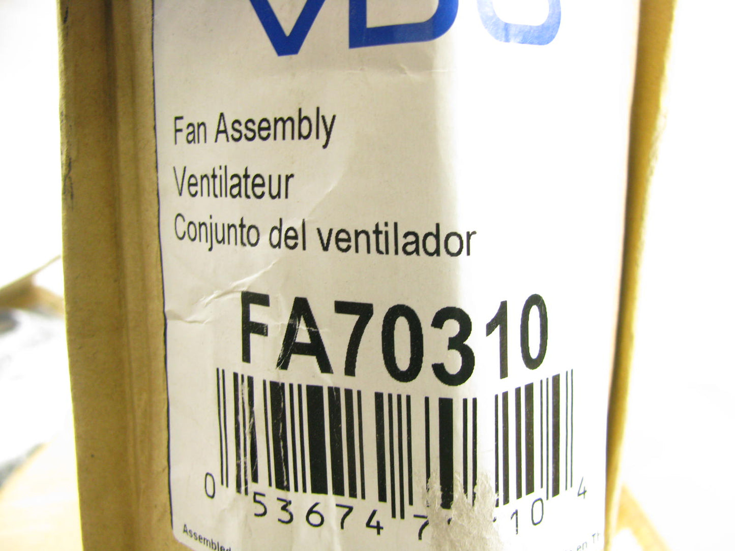 VDO FA70310 Dual Radiator And Condenser Fan Assembly 2005-2007 Freestyle Montego