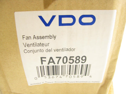 VDO FA70589 Dual Radiator And Condenser Fan Assembly for 2000-2002 Ford Focus