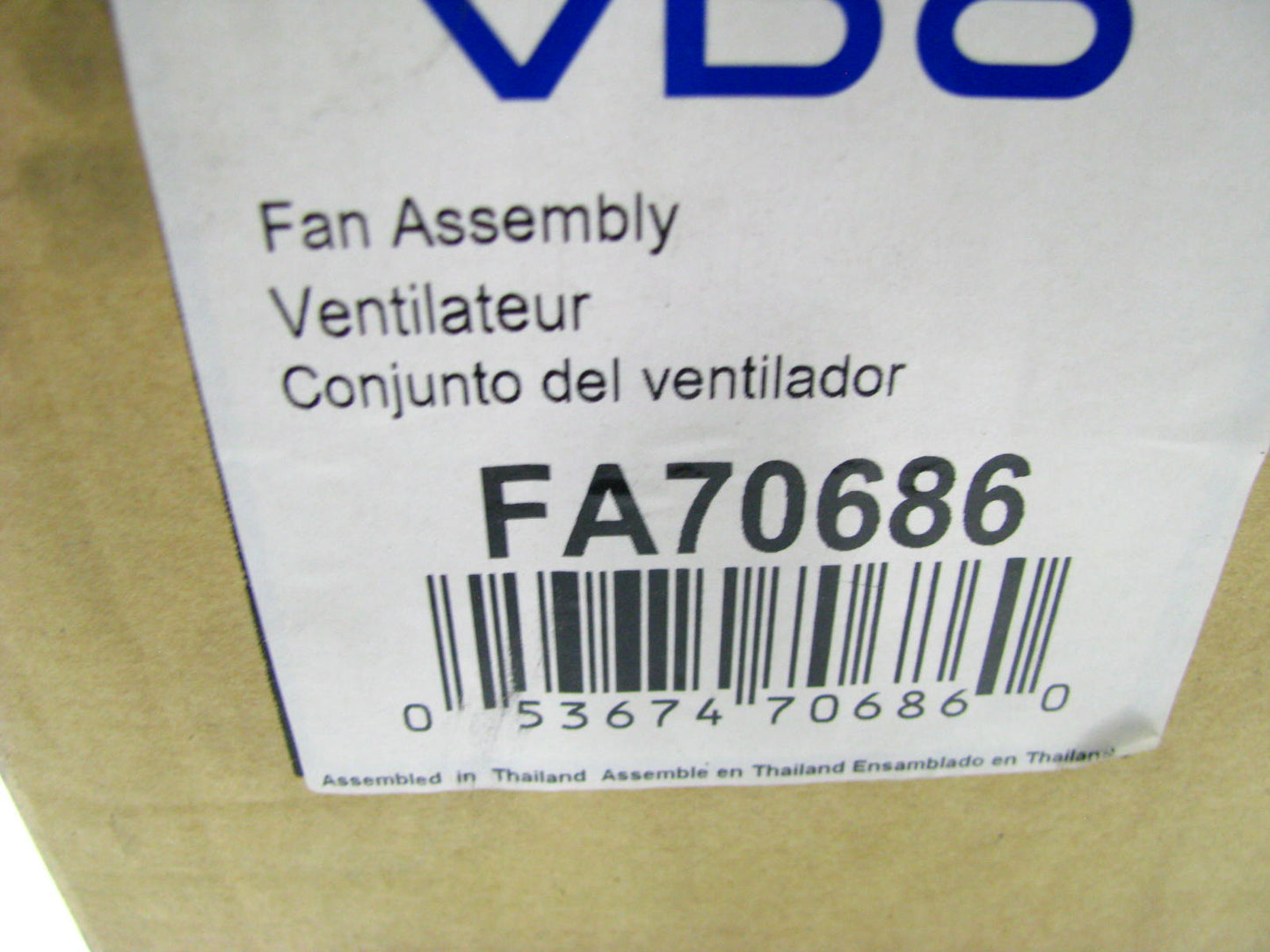 VDO FA70686 Dual Radiator And Condenser Fan Assembly For 08-15 Nissan Rogue 2.5L