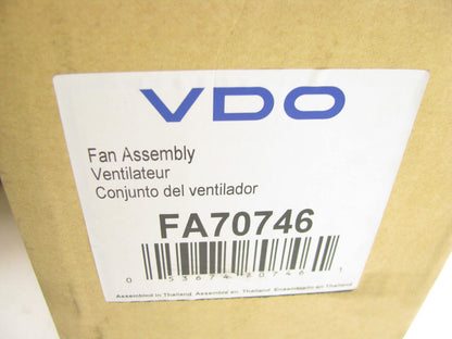 VDO FA70746 Engine Cooling Fan Assembly for 1999-2000 Volvo S80