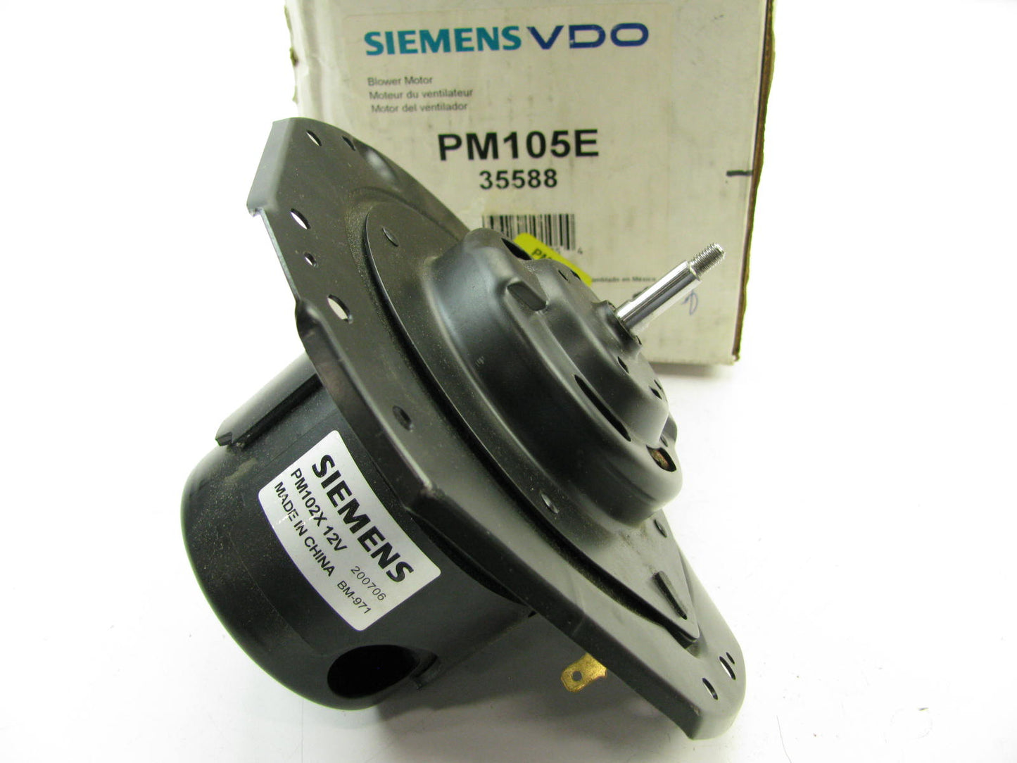 VDO PM105E HVAC Blower Motor Without Wheel