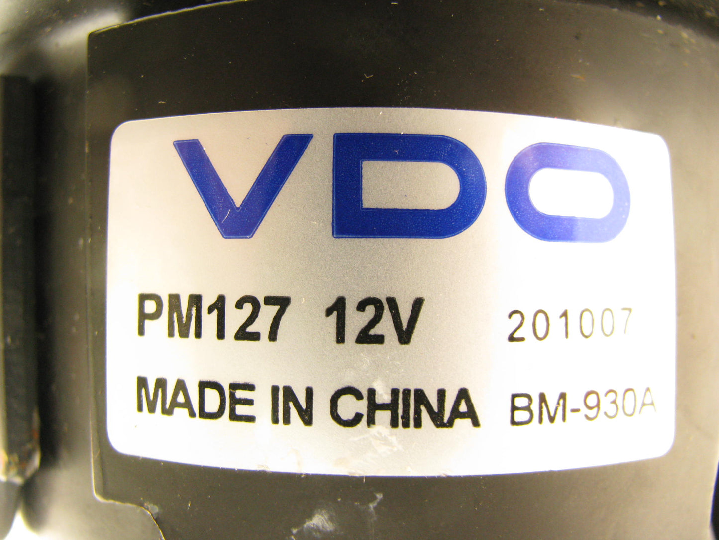 VDO PM127 HVAC Blower Motor Without Wheel