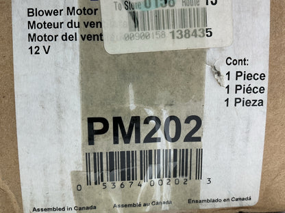VDO PM202 HVAC Blower Motor For 1966-70 Dodge Coronet, Dart