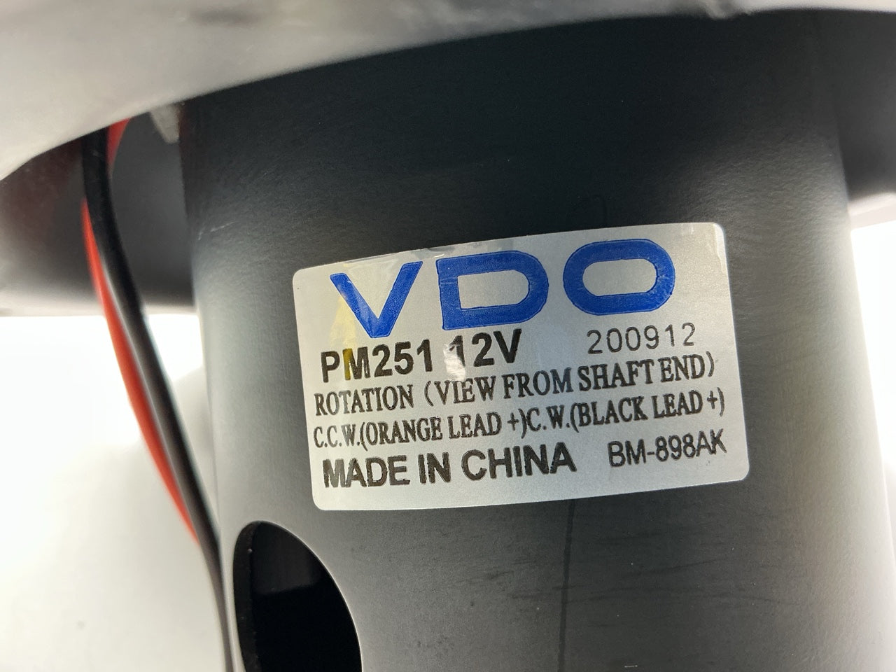 NEW UNBOXED VDO PM251 HVAC Blower Motor