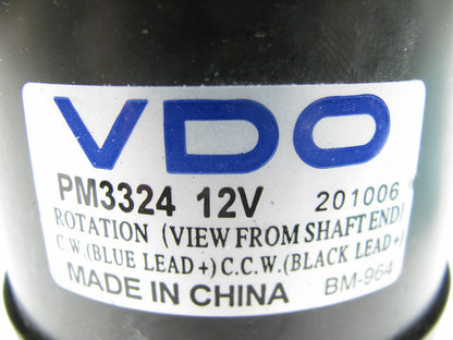 VDO PM3324 HVAC Blower Motor Without Wheel - Front