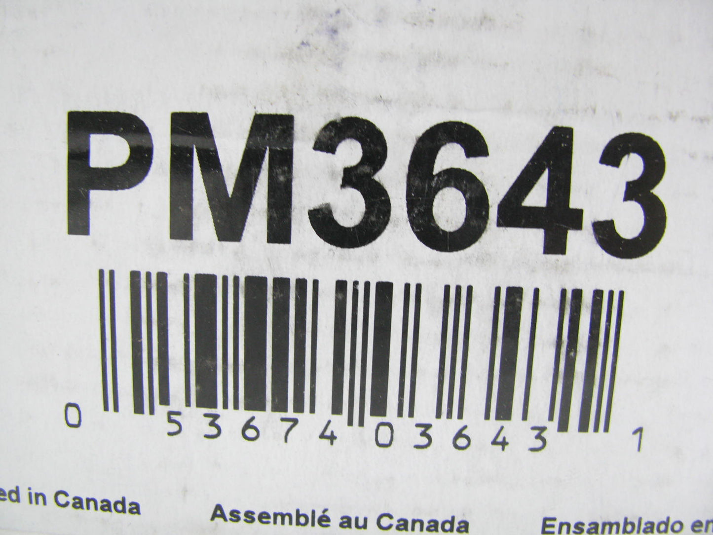 VDO PM3643 Engine Cooling Fan Motor