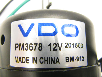 VDO PM3678 Engine Cooling Fan Motor