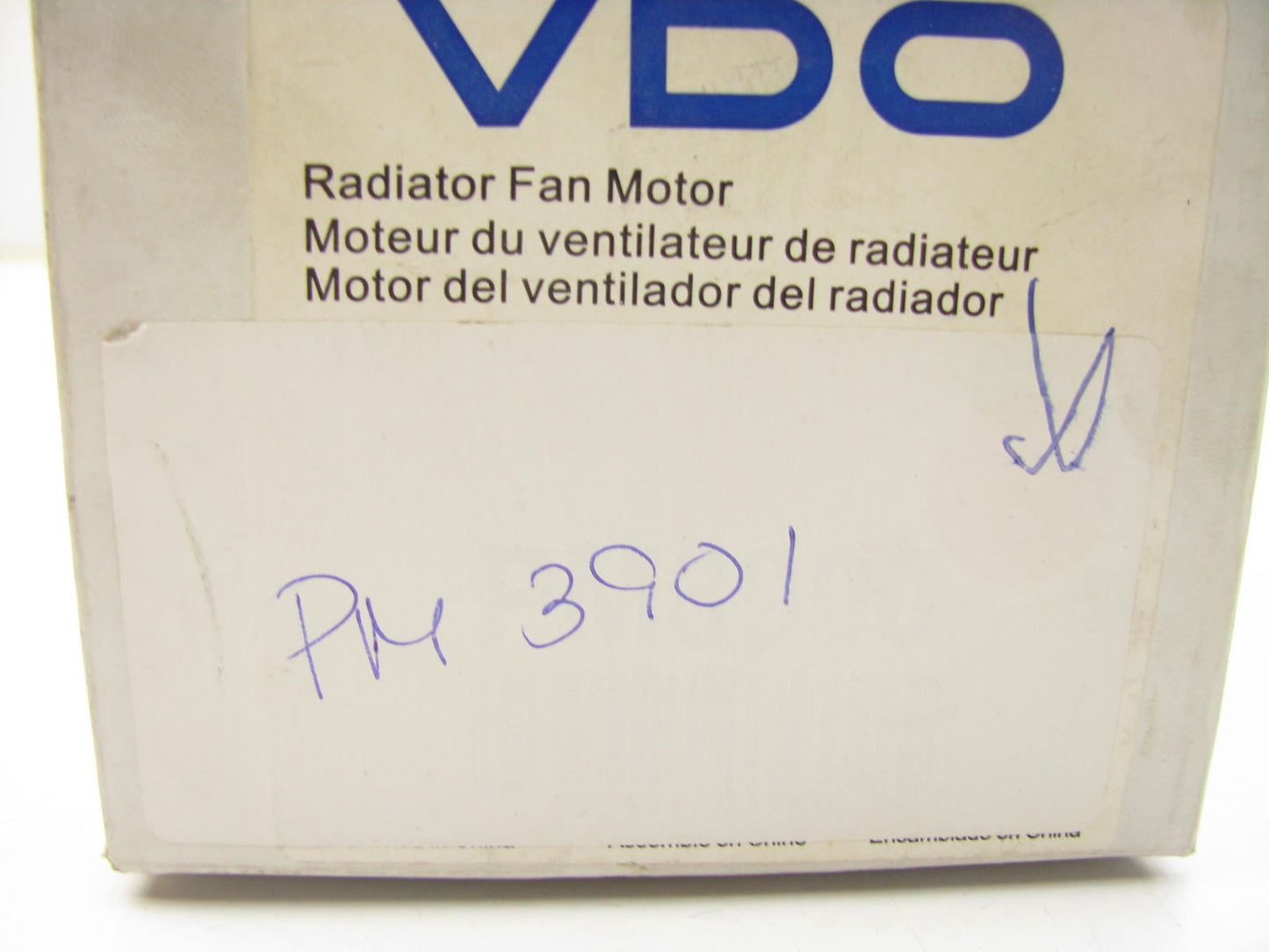 VDO PM3901 Engine Cooling Fan Motor