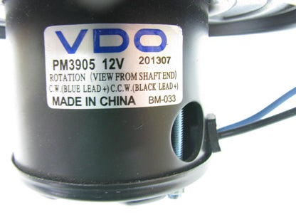 VDO PM3905 HVAC Blower Motor Without Wheel