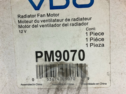 VDO PM9070 Engine Cooling Fan Motor